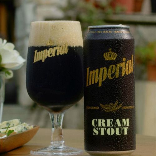 Cerveja Imperial Negra Latão 473ml - Pack 12un